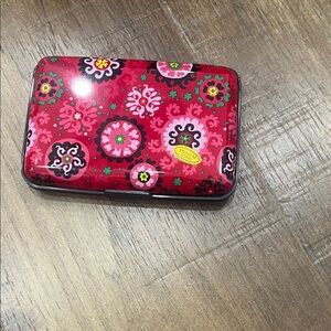 Vera Bradley Red and Pink Floral Case